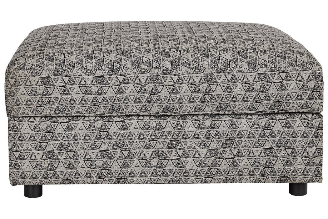 Kellway Bisque Ottoman With Storage - Lara Furniture