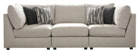 Kellway Bisque Console Living Room Set - Lara Furniture