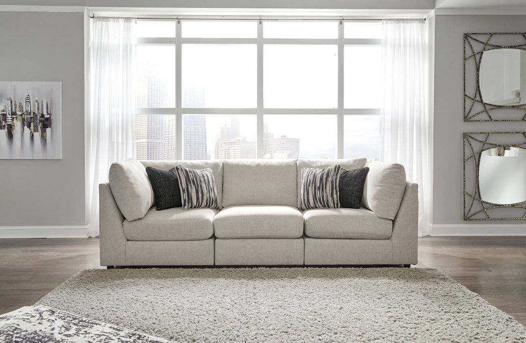 Kellway Bisque 3-Piece Sofa - Lara Furniture