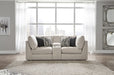 Kellway Bisque 3-Piece Console Loveseat - Lara Furniture