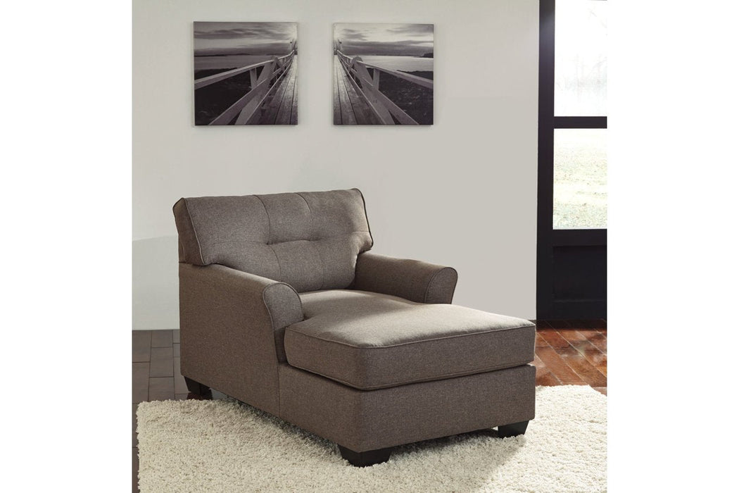 Tibbee Slate Chaise - Lara Furniture