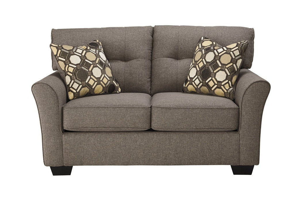 Tibbee Slate Loveseat - Lara Furniture