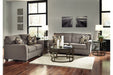 Tibbee Slate Loveseat - Lara Furniture