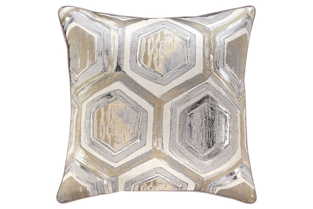 Meiling Metallic Pillow (Set of 4) - Lara Furniture