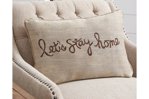 Lets Stay Home Chocolate Pillow (Set of 4) - Lara Furniture