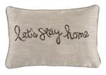 Lets Stay Home Chocolate Pillow (Set of 4) - Lara Furniture