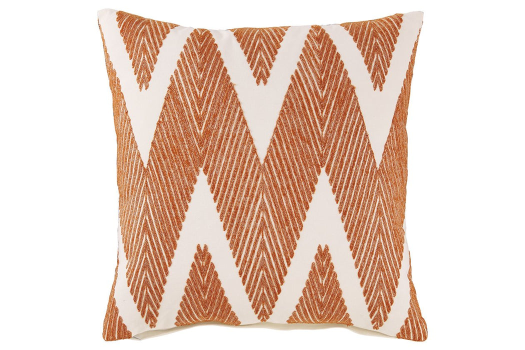 Carlina Orange Pillow (Set of 4) - Lara Furniture