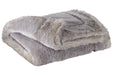 Raegan Gray/Tan Throw (Set of 3) - Lara Furniture