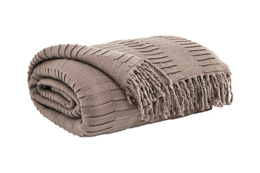 Mendez Taupe Throw (Set of 3) - Lara Furniture