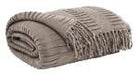 Mendez Taupe Throw (Set of 3) - Lara Furniture