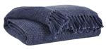 Yasmin Navy Throw (Set of 3) - Lara Furniture