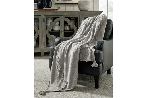 Kassidy Gray Throw (Set of 3) - Lara Furniture