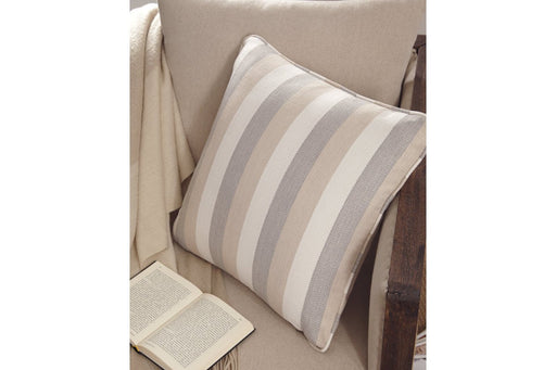 Mistelee Tan/Gray/White Pillow (Set of 4) - Lara Furniture