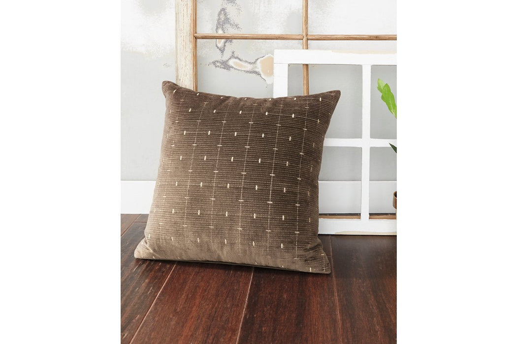 Quimby Brown Pillow (Set of 4) - Lara Furniture