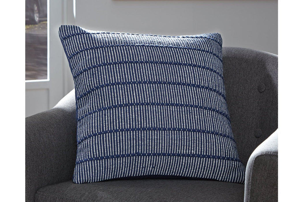 Rabia Navy Pillow (Set of 4) - Lara Furniture