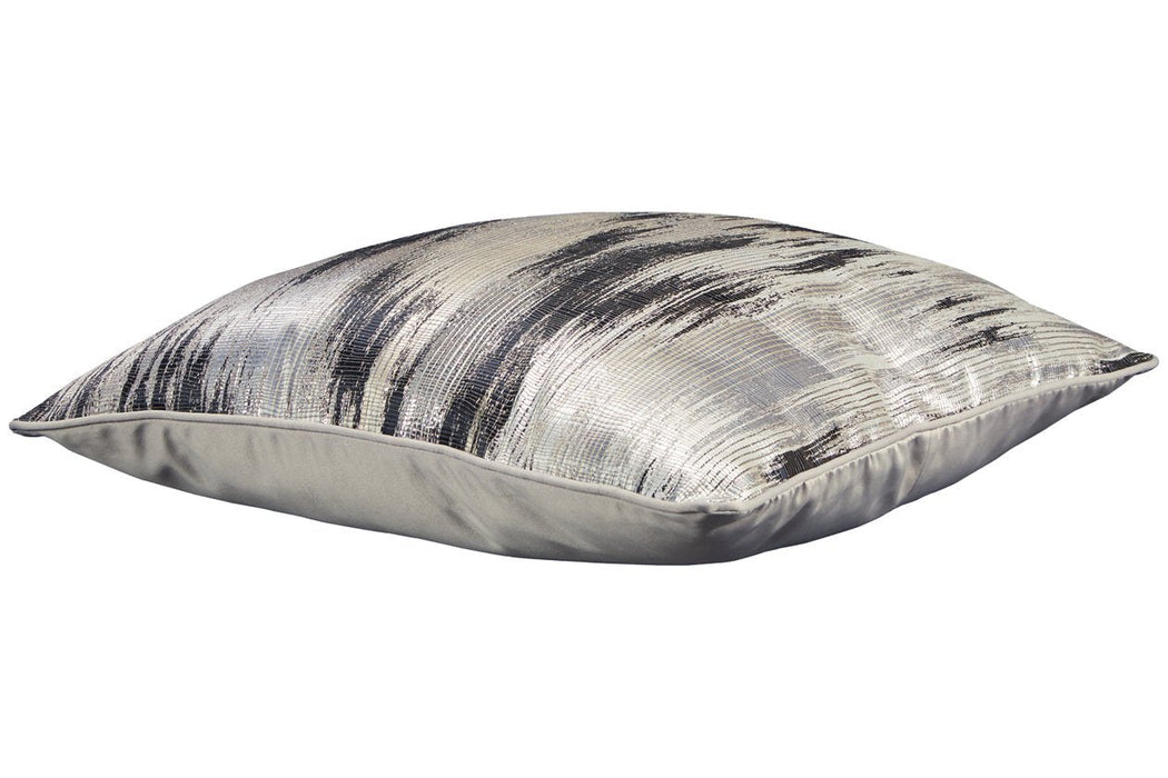 Martillo Silver/Black Pillow (Set of 4) - Lara Furniture