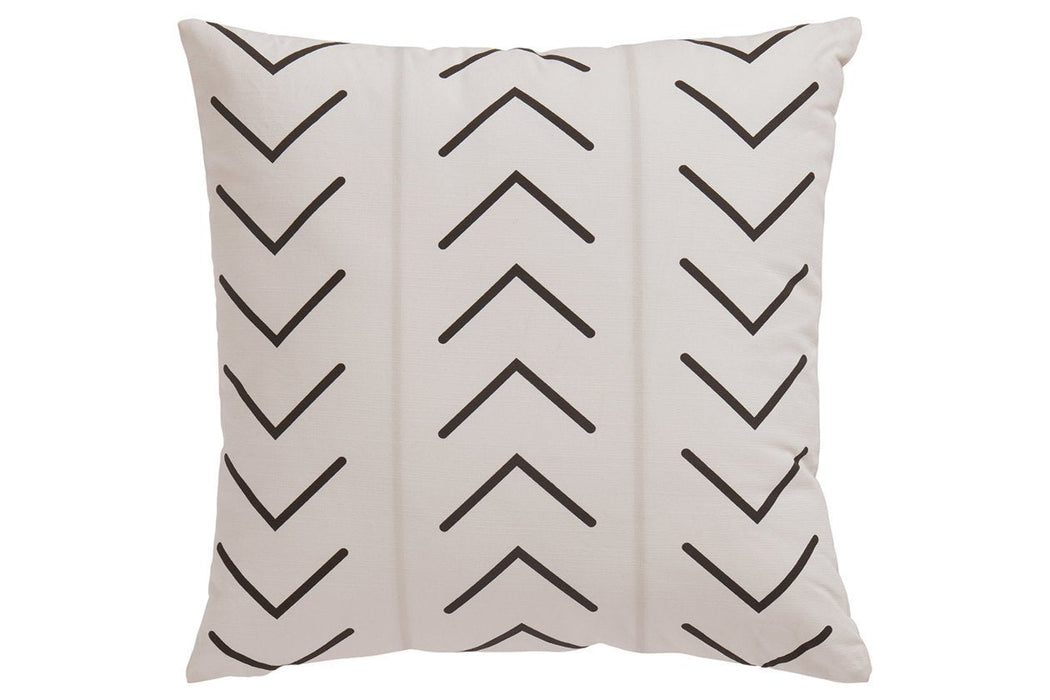 Kallan White/Black Pillow (Set of 4) - Lara Furniture