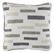 Crockett Black/Taupe/Cream Pillow (Set of 4) - Lara Furniture