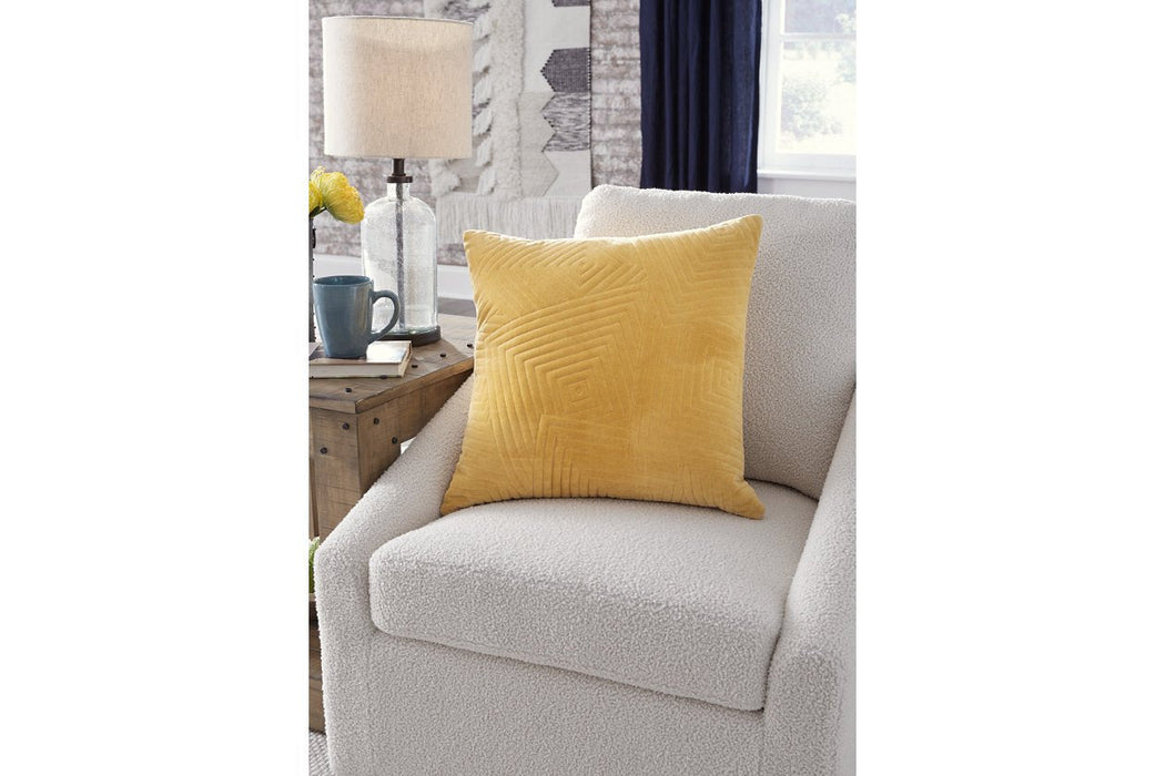 Kastel Golden Yellow Pillow (Set of 4) - Lara Furniture