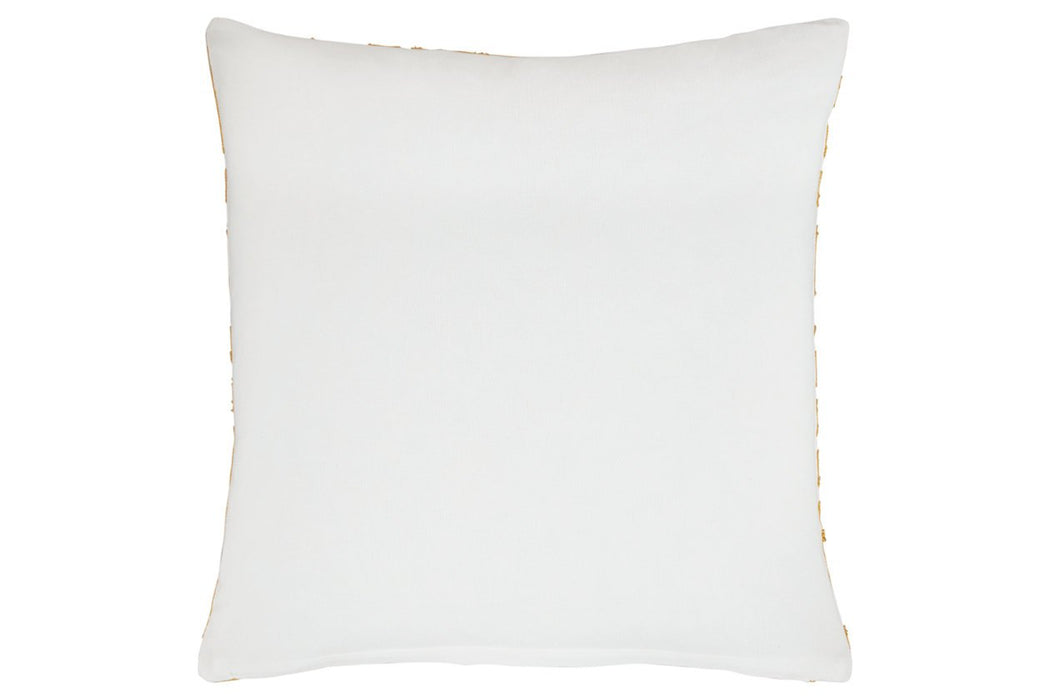 Adrik Golden Yellow Pillow (Set of 4) - Lara Furniture