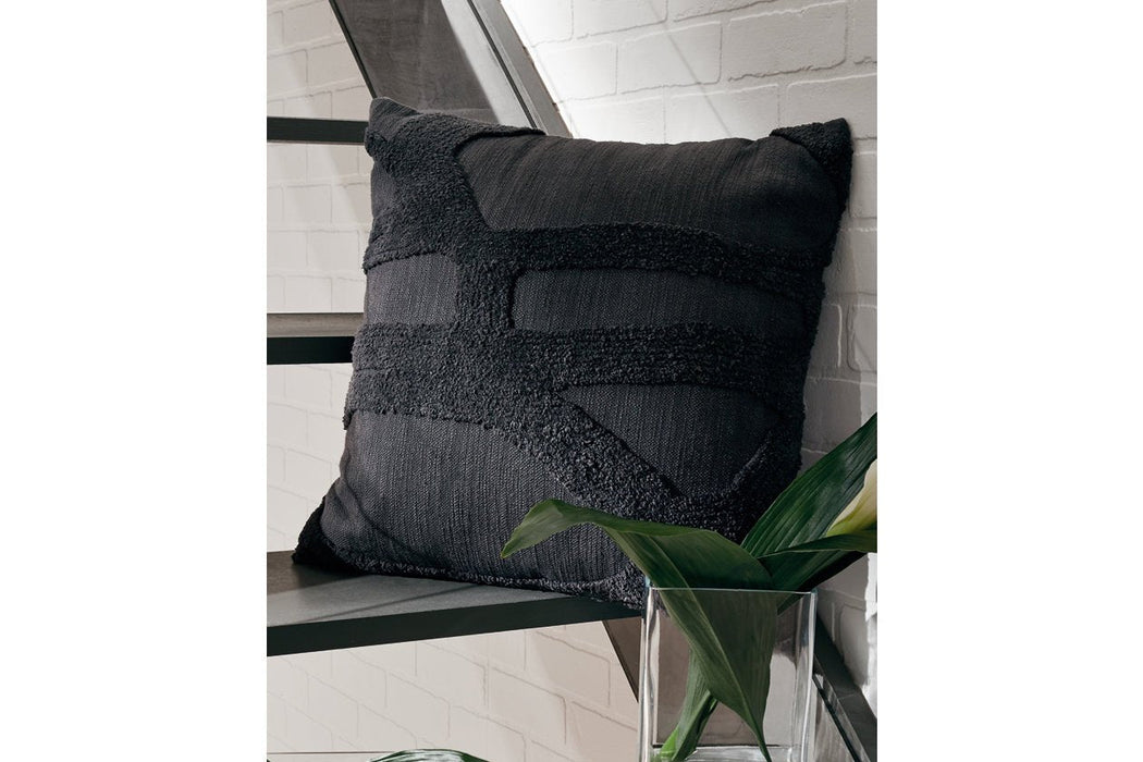 Osage Charcoal Pillow (Set of 4) - Lara Furniture