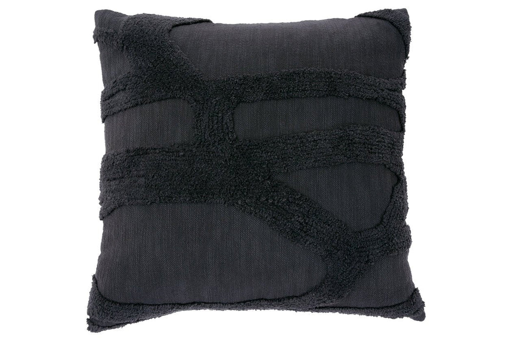 Osage Charcoal Pillow (Set of 4) - Lara Furniture