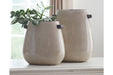 Diah Tan Vase (Set of 2) - Lara Furniture