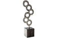 Brevyn Black/Silver Finish Sculpture - Lara Furniture