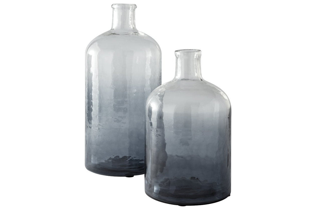 Maleah Navy Vase (Set of 2) - Lara Furniture