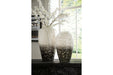 Mirielle White/Gray Vase - Lara Furniture