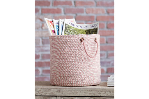 Eider Pink Basket - Lara Furniture