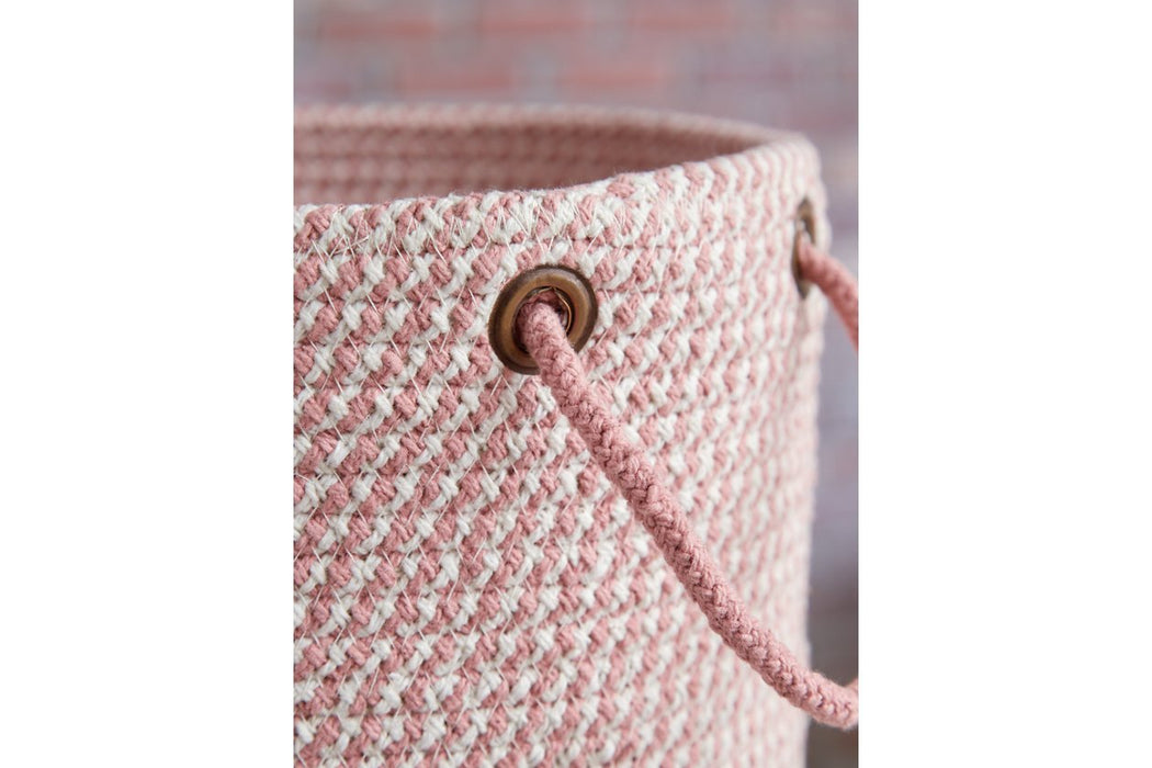 Eider Pink Basket - Lara Furniture