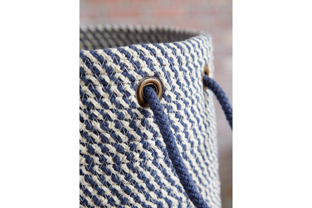 Eider Navy Basket - Lara Furniture