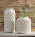 Edwinna Cream Vase (Set of 2) - Lara Furniture