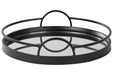 Adria Black Tray - Lara Furniture