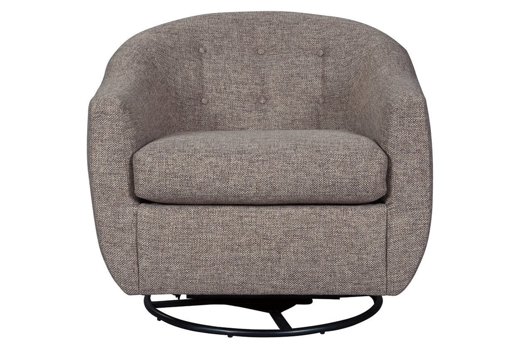 Upshur Taupe Accent Chair - Lara Furniture