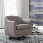 Upshur Taupe Accent Chair - Lara Furniture