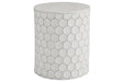 Polly White Stool - Lara Furniture