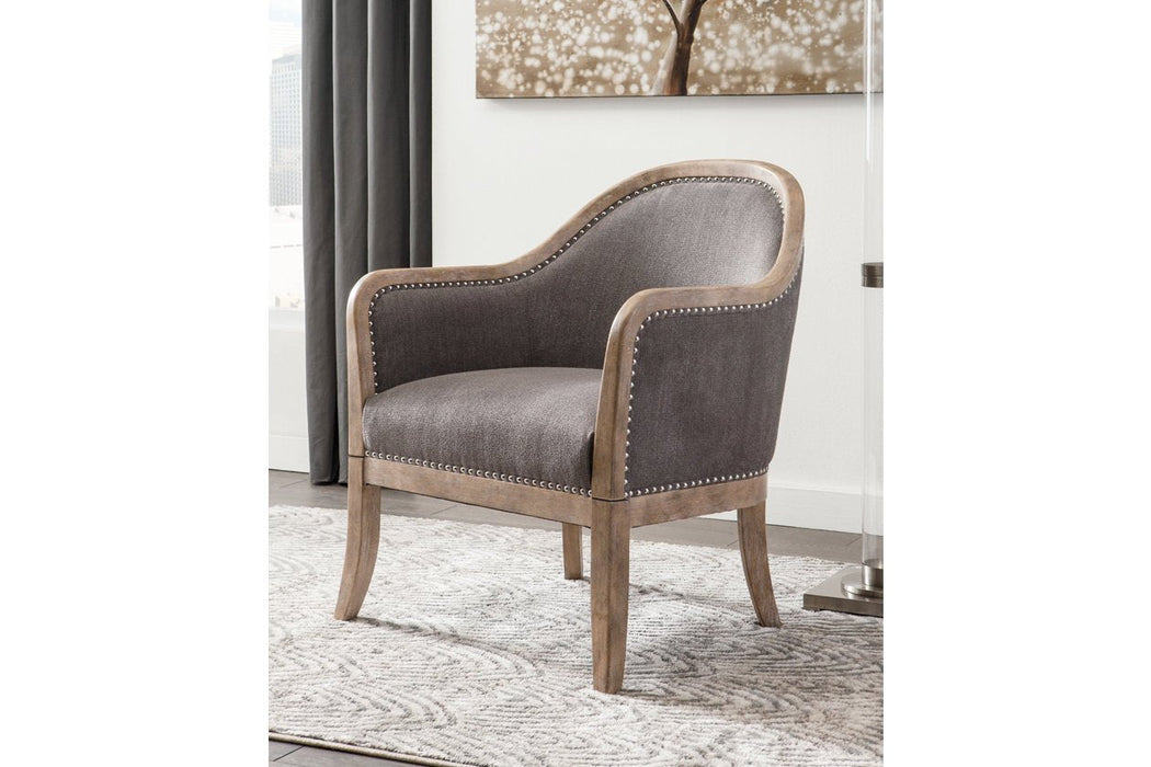 Engineer Brown Accent Chair - Lara Furniture