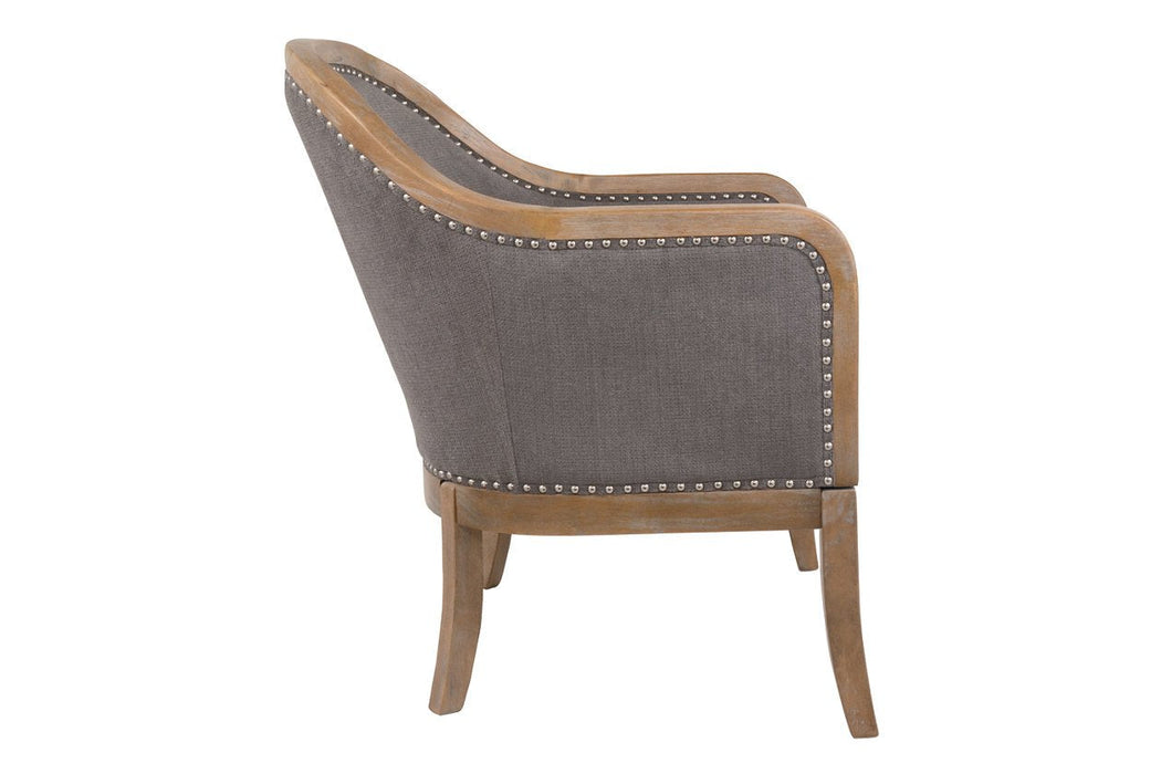 Engineer Brown Accent Chair - Lara Furniture