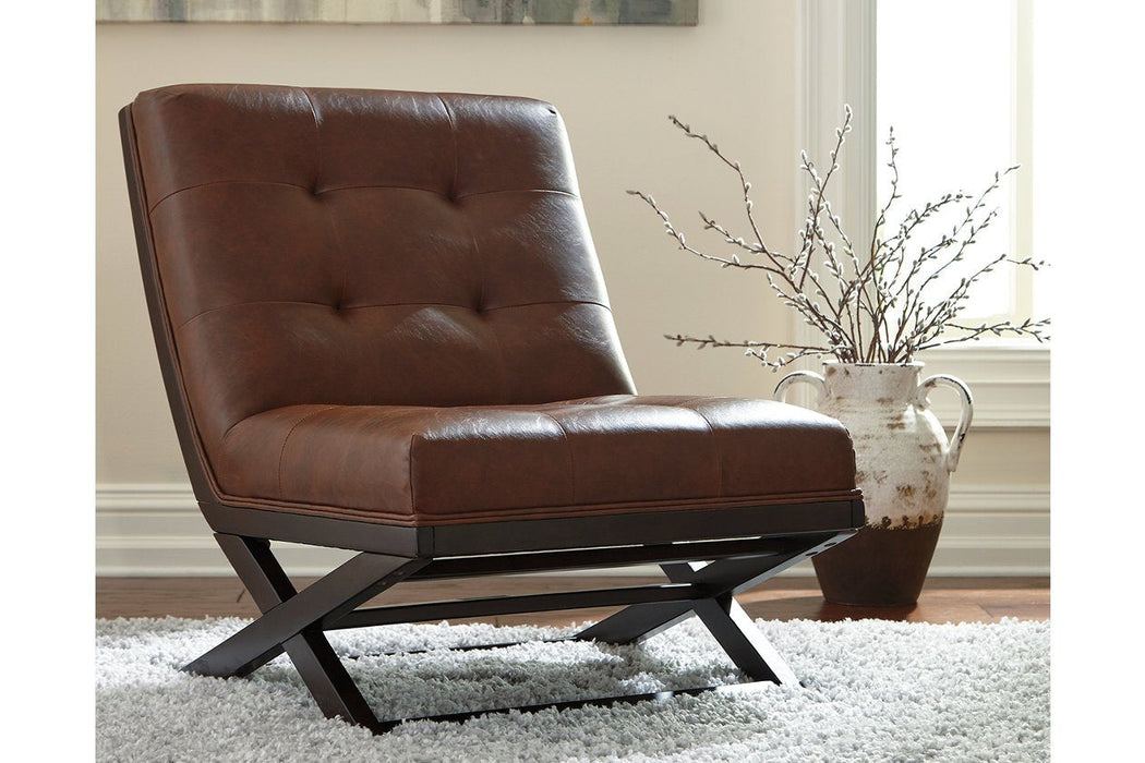 Sidewinder Brown Accent Chair - Lara Furniture