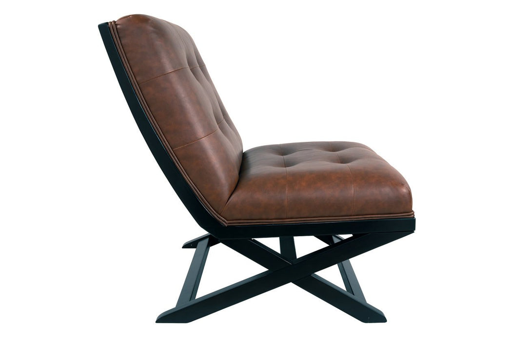 Sidewinder Brown Accent Chair - Lara Furniture