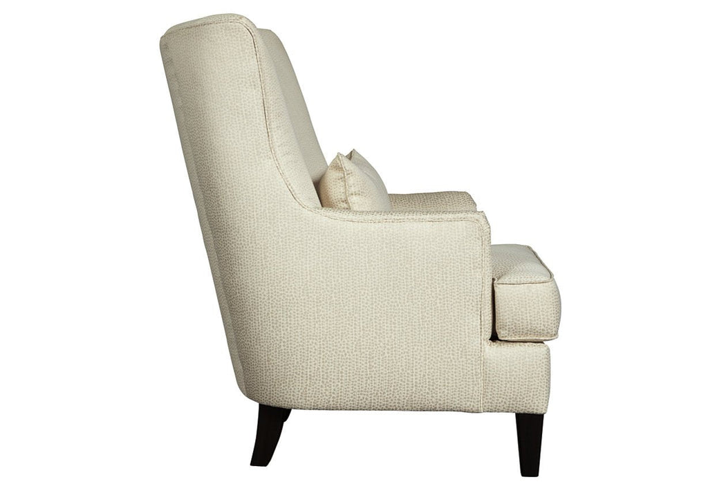 Paseo Ivory Accent Chair - Lara Furniture