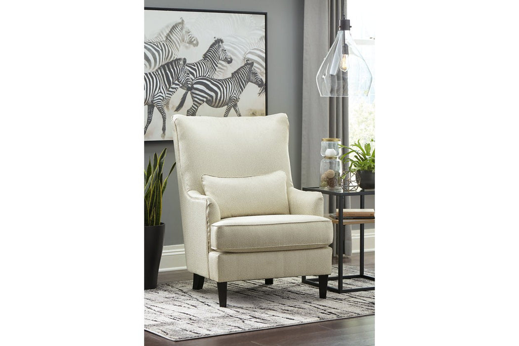 Paseo Ivory Accent Chair - Lara Furniture