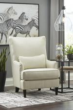 Paseo Ivory Accent Chair - Lara Furniture