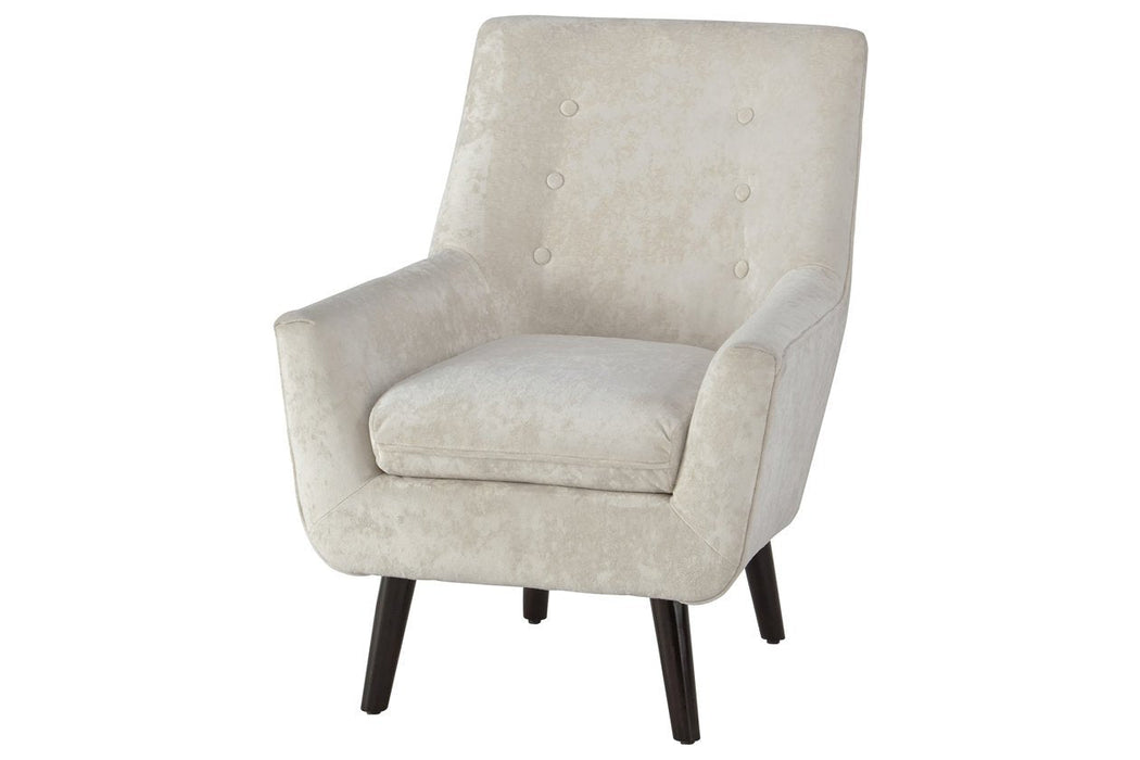 Zossen Ivory Accent Chair - Lara Furniture