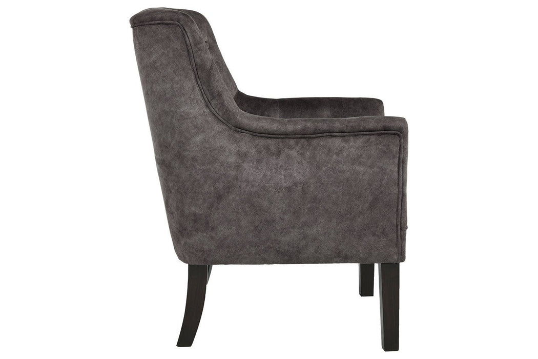 Drakelle Charcoal Gray Accent Chair - Lara Furniture