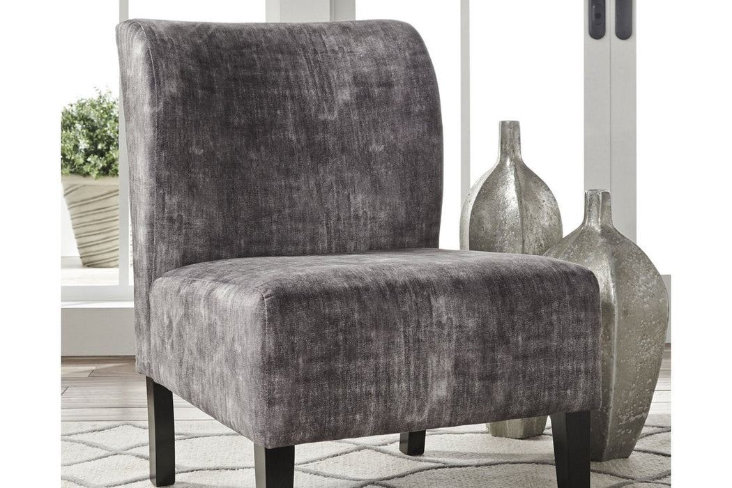 Triptis Charcoal Accent Chair - Lara Furniture