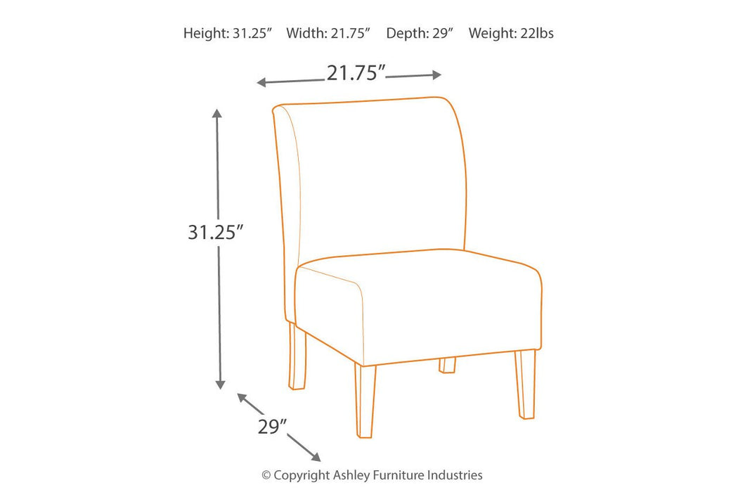 Triptis Moonstone Accent Chair - Lara Furniture