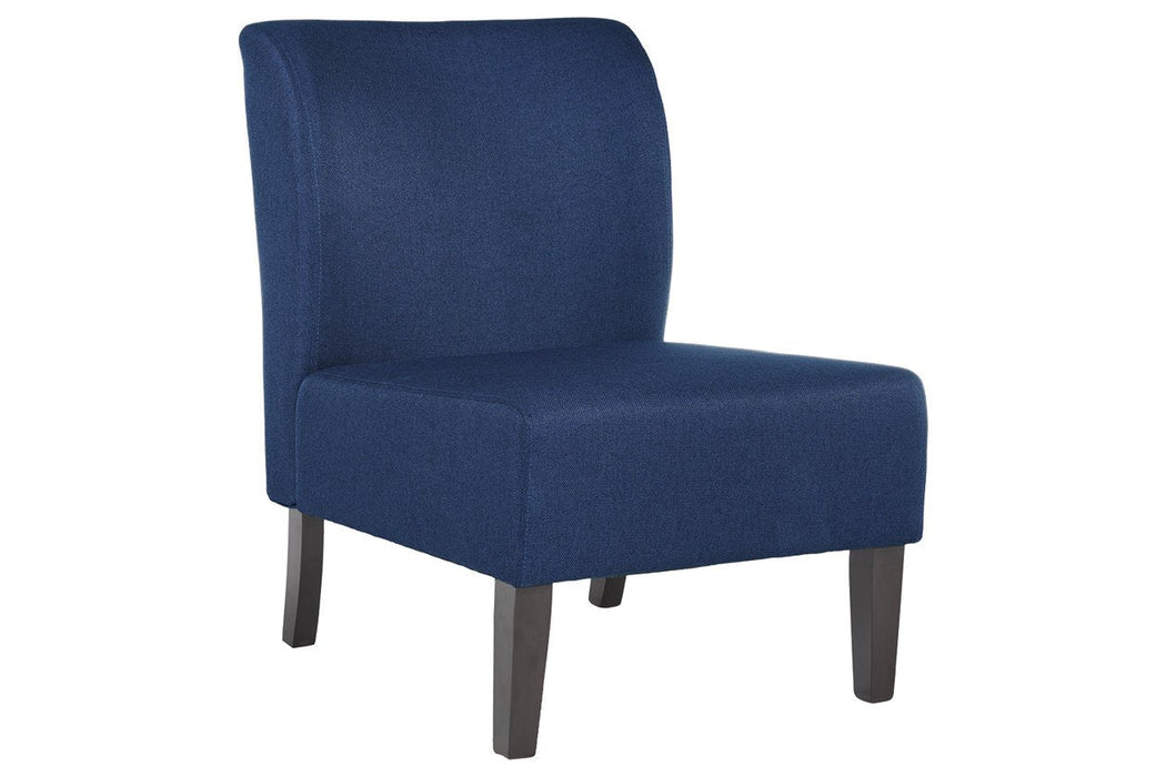 Triptis Navy Accent Chair - Lara Furniture